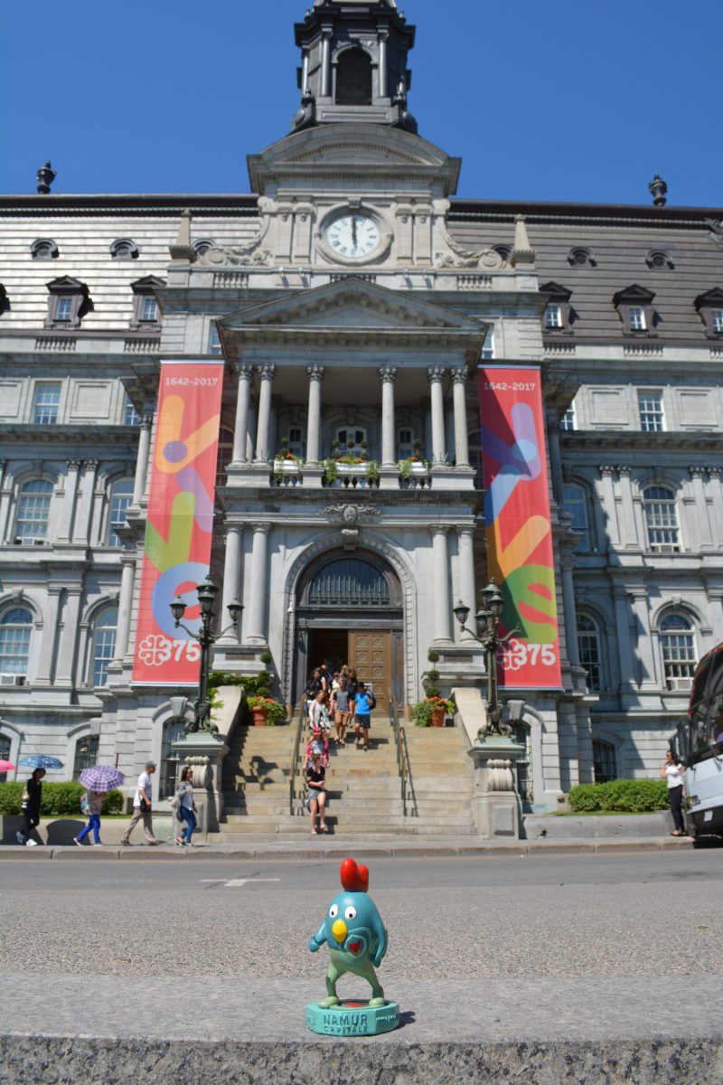 RUMAN devant l’Hôtel de Ville de Montréal