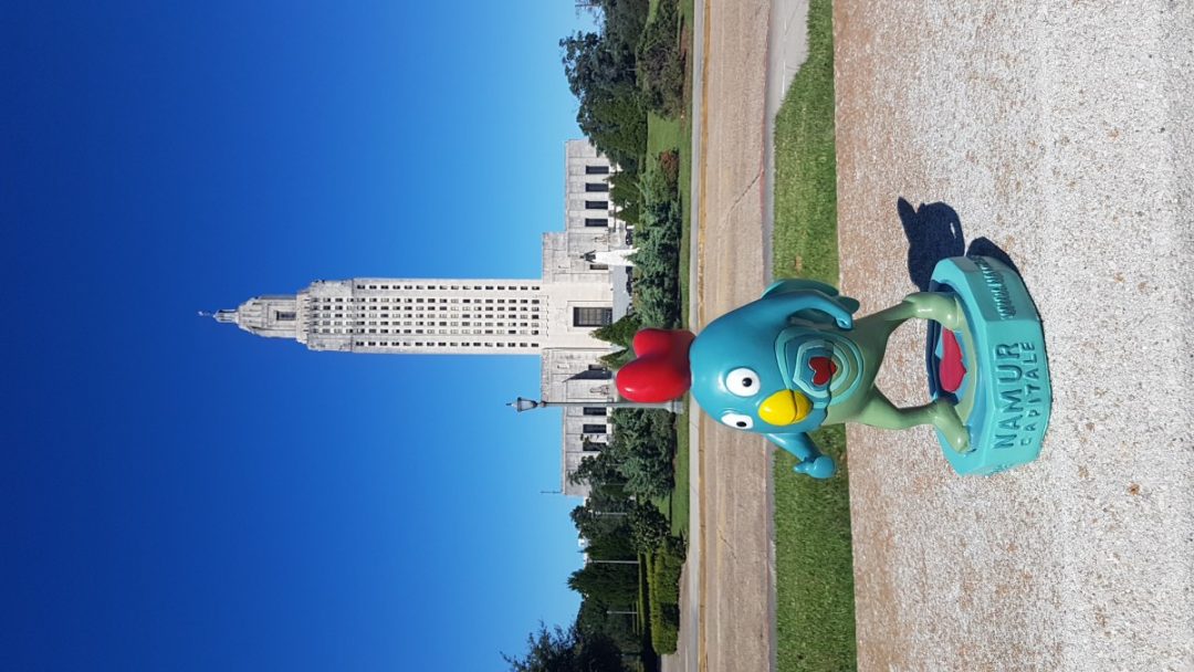 RUMAN à Baton Rouge devant le Capitole