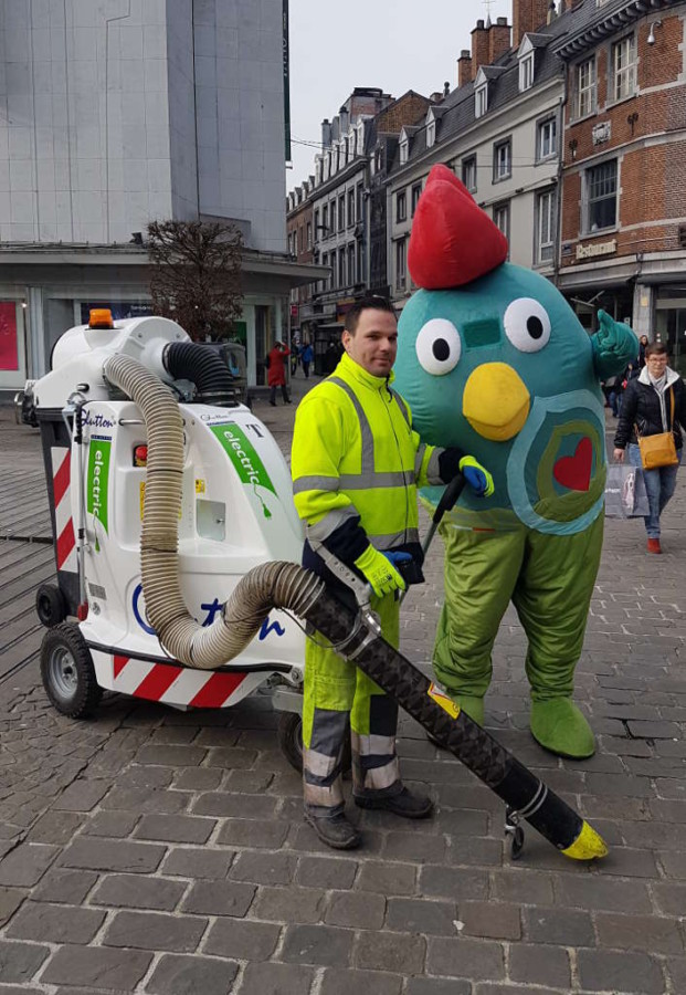 Les agents de la propreté de la Ville de Namur