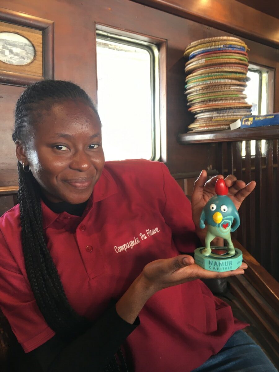 Ruman et la directrice de la Croisière du Bou El Mogdad